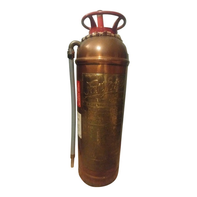 Vintage Fire Extinguisher From Pyrene Manufacturing Company Dated in