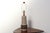 Mid-Century Modern Vintage Gordon and Jane Martz Taupe Ceramic and Walnut Table Lamp With Finial For Sale - Image 3 of 16