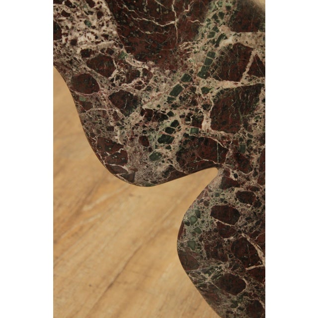 Black Richard H. Bailey Carved Marble Butterfly Sculpture For Sale - Image 8 of 12