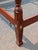 Brown Vintage Statton Furniture Georgian Style Rice Carved Mahogany Queen Size Poster Bedframe For Sale - Image 8 of 12