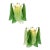 Pair of Contemporary Modern Sanded Green Light and Dark “Rondini” Murano Wall Sconces For Sale
