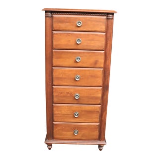 Georgian Style Cherry Durham Lingerie Chest For Sale