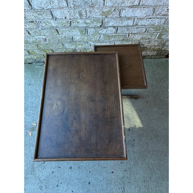 Vintage, French Adjustable Architect's Side Table For Sale In New York - Image 6 of 12