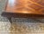 Vintage Regency Style Mahogany Parquetry Coffee Table With Flame Mahogany Apron For Sale - Image 11 of 15