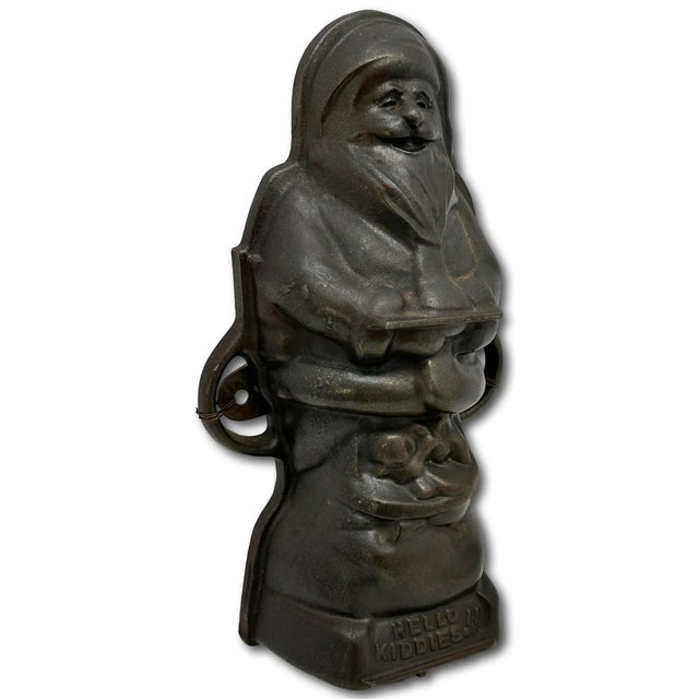 This Really is a Great Looking Authentic Vintage 1940s Griswold Santa Claus "HELLO KIDDIES" Cake Mold - Model # 897 (...
