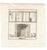 18th century engraving of a doorway. Combined shipping available, please inquire.