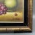 Mid 20th Century Vintage A. Hicks Signed Original Still Life Oil Painting Featuring Pear, Grapes and Flowers For Sale - Image 5 of 6