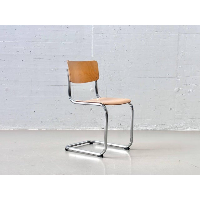 Wood S43 Cantilever Chair by Mart Stam for Thonet For Sale - Image 7 of 17