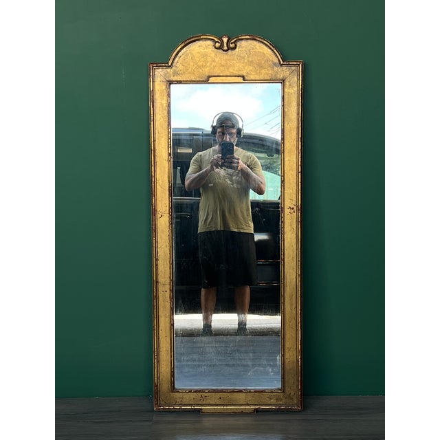 Gold Late 20th Century French Style Gilt-Wood Mirror For Sale - Image 8 of 11