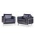 Mid-Century Modern Robert Haussmann for De Sede Mid Century Black Leather Chairs - Pair For Sale - Image 3 of 12