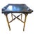 English Scalloped Tole Tray on Stand With Floral and Shell Motif, Circa 1830 For Sale In Naples, FL - Image 6 of 7