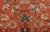 Antique Persian Sultanabad Floral Red Blue Handmade Wool Rug For Sale In New York - Image 6 of 6