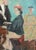 Carlo Striccoli, Figure at the Piano, 1960s, Oil on Board, Framed For Sale - Image 14 of 17