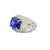 7.49 Carat Tanzanite Diamond 18k White Gold Ring, Size 6.75 For Sale In Los Angeles - Image 6 of 8