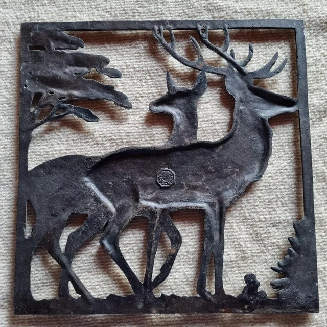 Metal Bronze Wall Plaque by Hans Harders For Sale - Image 7 of 8