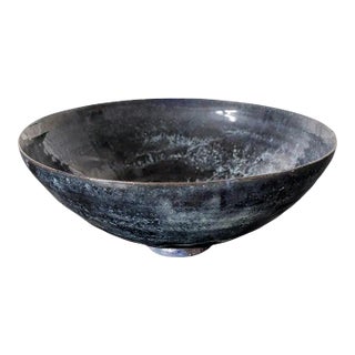 Ceramic Bowl with Expressive Glaze by Beatrice Wood For Sale