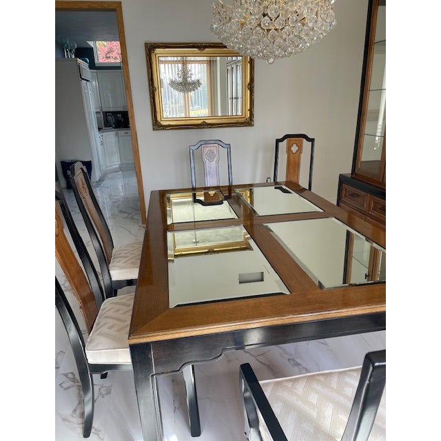 Wood 1970s Thomasville Embassy Collection Dining Chairs- Set of 6 For Sale - Image 7 of 11