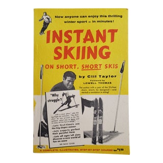 1961 Instant Skiing Book by Clif Taylor For Sale