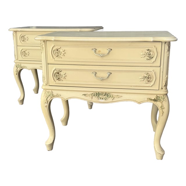 French Provinicial Style Nightstands 1960’s For Sale