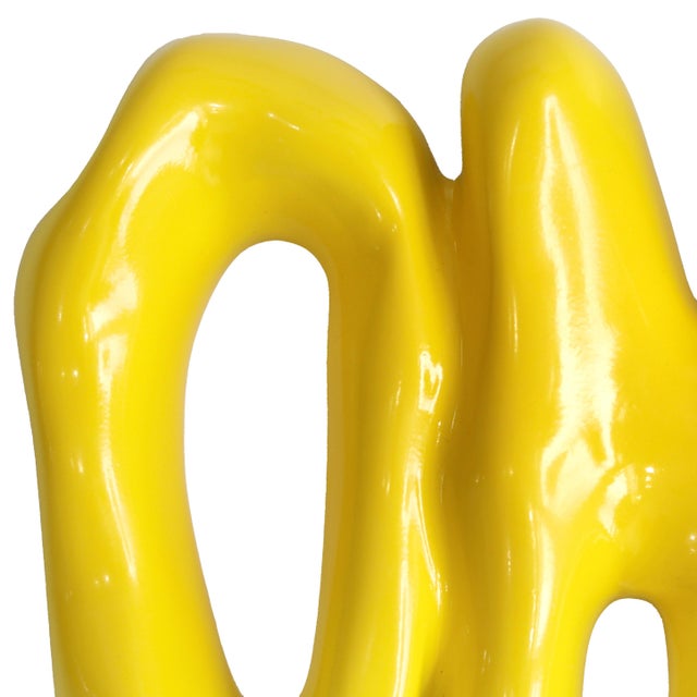 Omg 2 - Contemporary Pop Art Resin Text Wall Sculpture by Nayla Saroufim For Sale In Los Angeles - Image 6 of 9