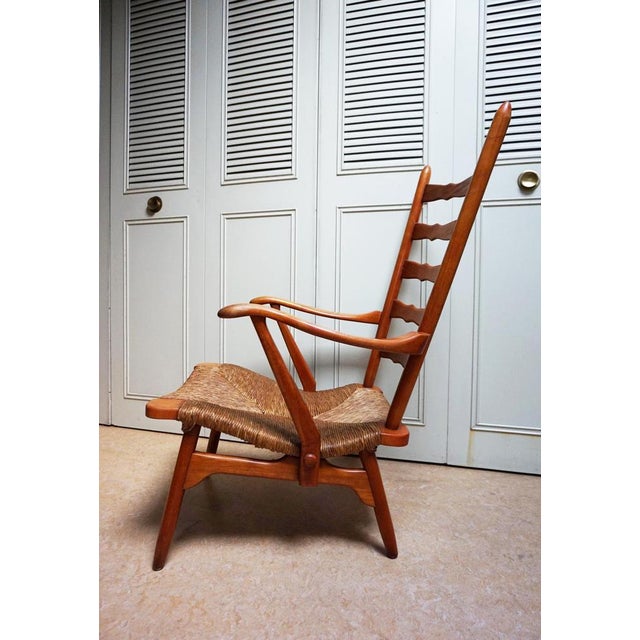 Mid-Century Dutch Organic Shaped Armchair from De Ster Gelderland, 1950s For Sale - Image 16 of 18