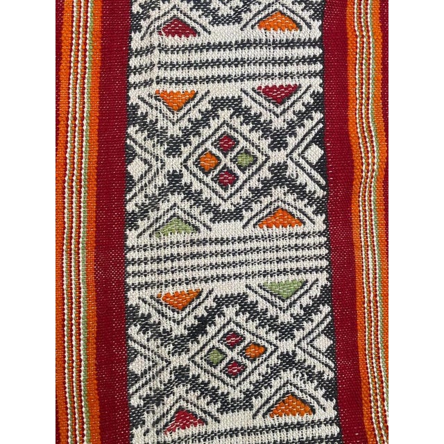 Vintage Tribal Berbere Moroccan Kilim Rug , 1950s For Sale - Image 12 of 18