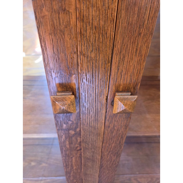 Antique Mission Arts & Crafts Bookcase For Sale - Image 10 of 11