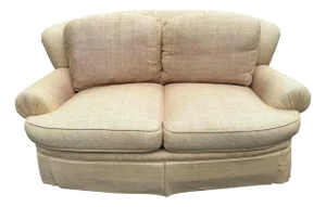Late 20th Century Pearson Linen Upholstered Loveseat