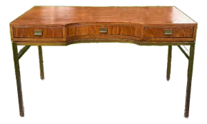 20th Century Drexel Campaign Style "Consensus Collection" Writing Desk