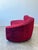 1980s Burgundy Kagan Style Sofa For Sale - Image 12 of 13