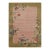 2010s Rug & Kilim’s Chinese Style Art Deco Rug in Pink & Green With Colorful Florals For Sale