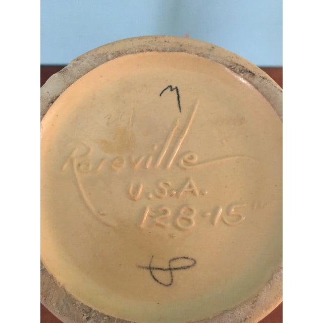 1940s 1945 Roseville Pottery Large Floor Vase For Sale - Image 5 of 9
