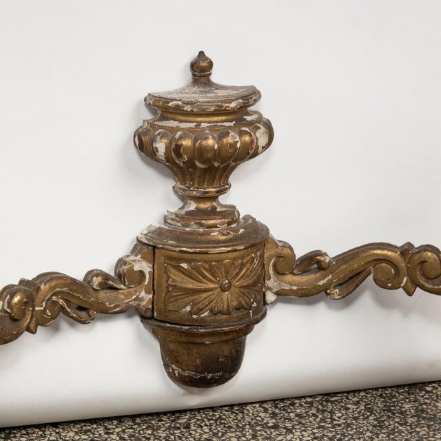 Antique French Louis XV Giltwood Console or Side Table, 19th Century For Sale - Image 6 of 11