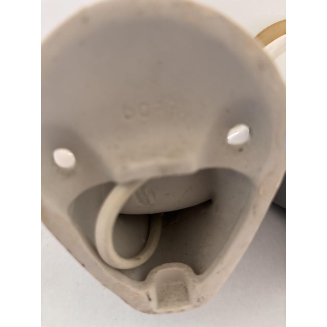 Light Blue Ceramic Model 6077 Sconces by Wilhelm Wagenfeld for Lindner, 1950s, Set of 2 For Sale - Image 11 of 16