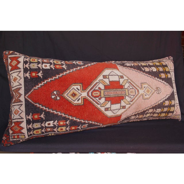 Rug Pillow for Bohemian Home Decoration -17'' X 42'' For Sale - Image 13 of 14