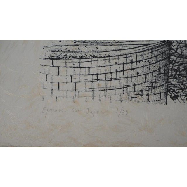 Jean Carzou, The Hill, 1983, Original Lithograph For Sale - Image 5 of 8
