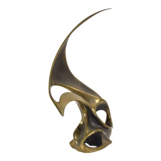 1979 Bob Bennett “Sailin” Artist’s Proof Abstract Bronze Sculpture For Sale