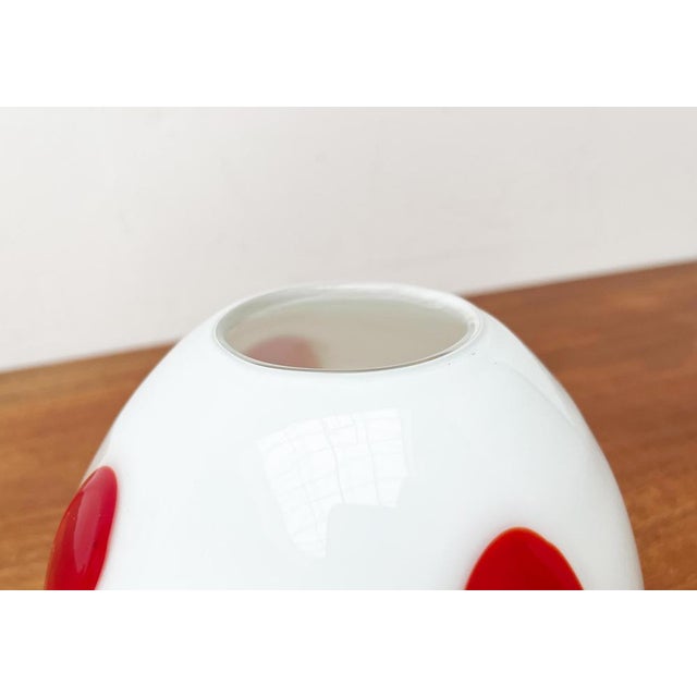 Red Murano Glass Vase, 1970s For Sale - Image 8 of 14