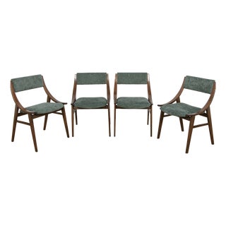 Ski Jumper Chairs by Juliusz Kędziorek for Zamojska, Poland, 1970s, Set of 4 For Sale