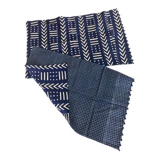 New African Indigo Pillowcases - a Pair For Sale