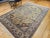 Vintage Persian Tabriz Rug, Handwoven Wool, Floral Pattern, Moss Green & Caramel, 7’ X 10’ For Sale - Image 9 of 12