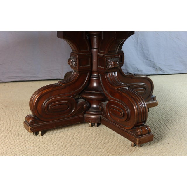 Large Dining Table from Maison Jeanselme, Paris, France For Sale - Image 5 of 15