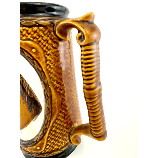 Mid Century Knobler Japan Hand Painted Horse Mugs- Set of 2 For Sale - Image 4 of 11