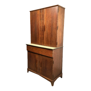Mid-Century Modern Walnut Bar Cabinet