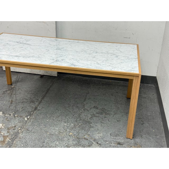 Michael Anastassiades for Herman Miller Doubleframe Marble Table For Sale - Image 12 of 12