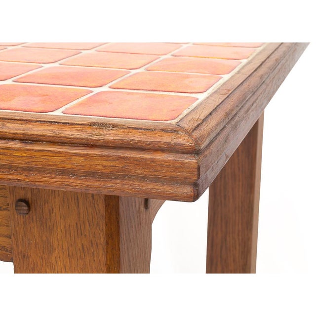 Oak Kitchen Table, 1950s For Sale - Image 6 of 9