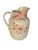 Traditional Late 19th Century French Terre De Fer Red Floral Transferware Pitcher For Sale - Image 3 of 7