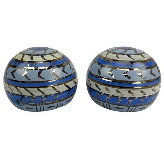 Kosta Boda Monica Backstrom for Kosta Boda Tonga Line Tea Glass Bowls- A Pair For Sale - Image 4 of 9