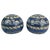 Kosta Boda Monica Backstrom for Kosta Boda Tonga Line Tea Glass Bowls- A Pair For Sale - Image 4 of 9