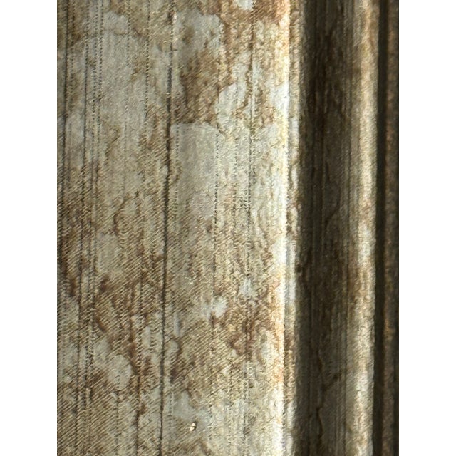 Glass Ornate Floral Framed Wall Mirror, Vintage For Sale - Image 7 of 12